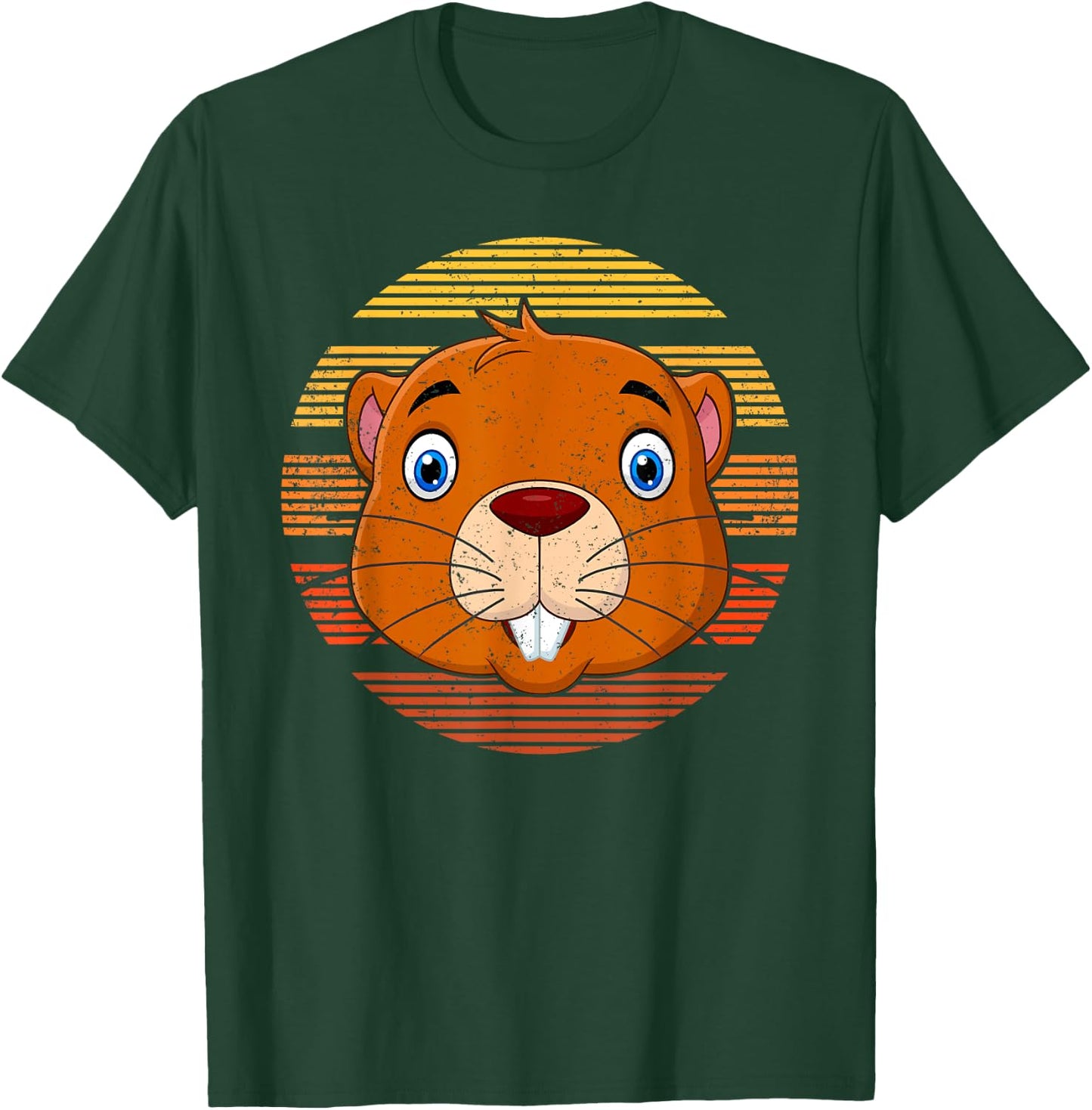 Rodent Animal Lover Gift Vintage Retro Gopher T-Shirt - T-Shirt | Forest