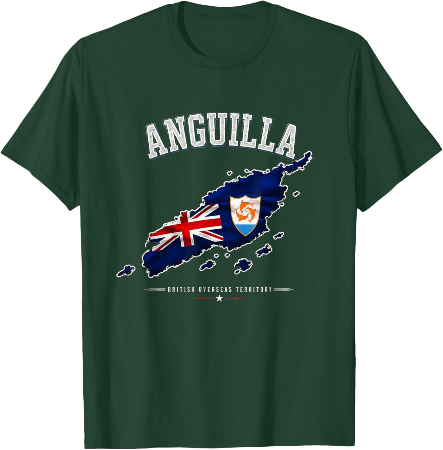 Anguilla Flag , Anguilla t Shirt, Anguilla maps Kids T-Shirt - T-Shirt | Forest