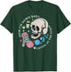 Funny Skeleton Now I'm Down Bad Crying At The Gym T-Shirt - T-Shirt | Forest