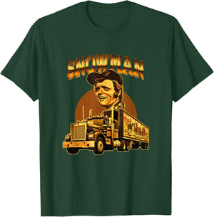 70s Retro Snowman Truck 1970s vintage groovy T-Shirt - T-Shirt | Forest