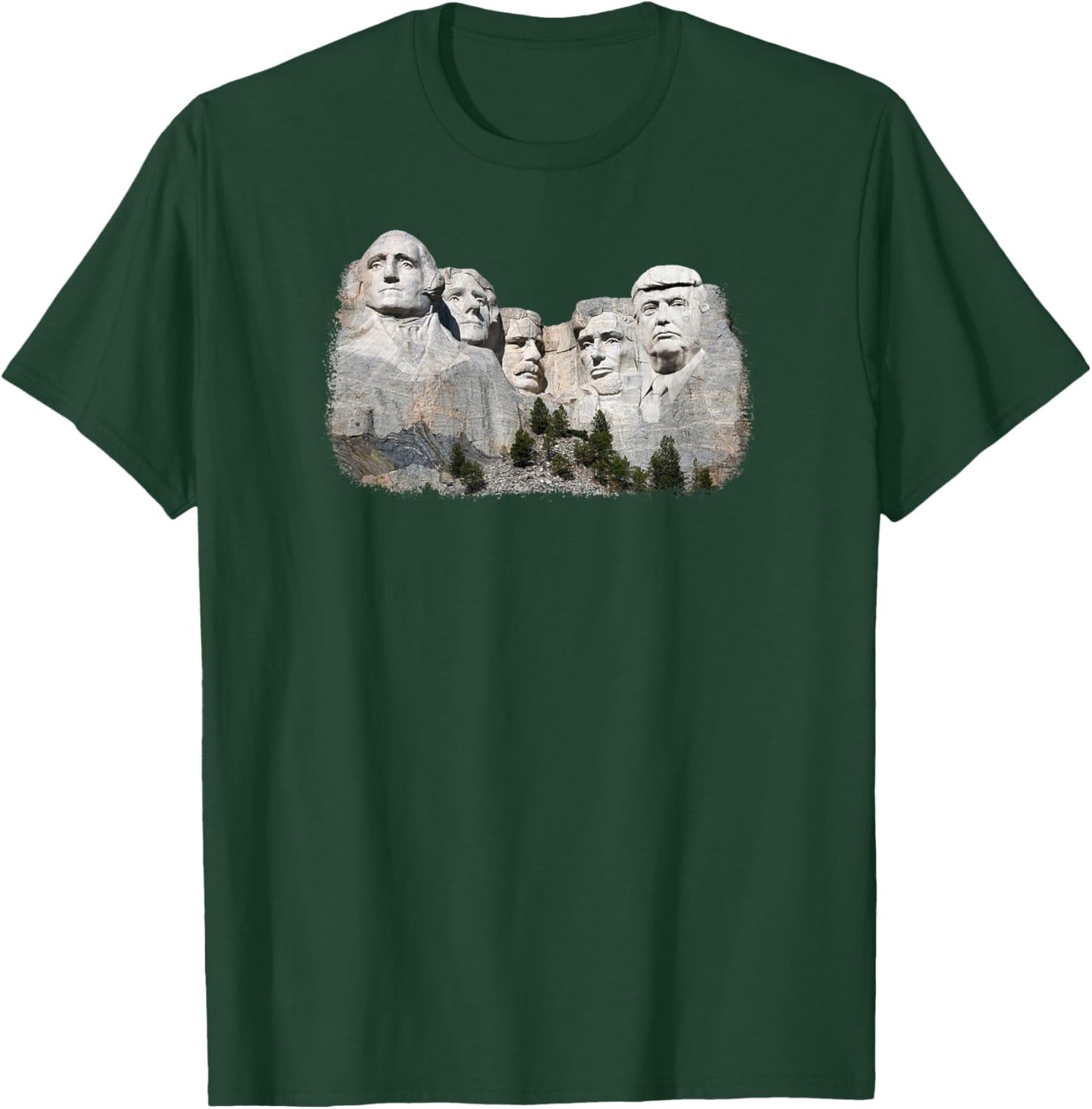 New Birth of Freedom President Donald Trump on Mount Rushmore T-Shirt - T-Shirt | Forest