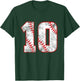 Baseball 10 Jersey 10th Birthday Gifts 10 Year Old Boys Kids T-Shirt - T-Shirt | Forest