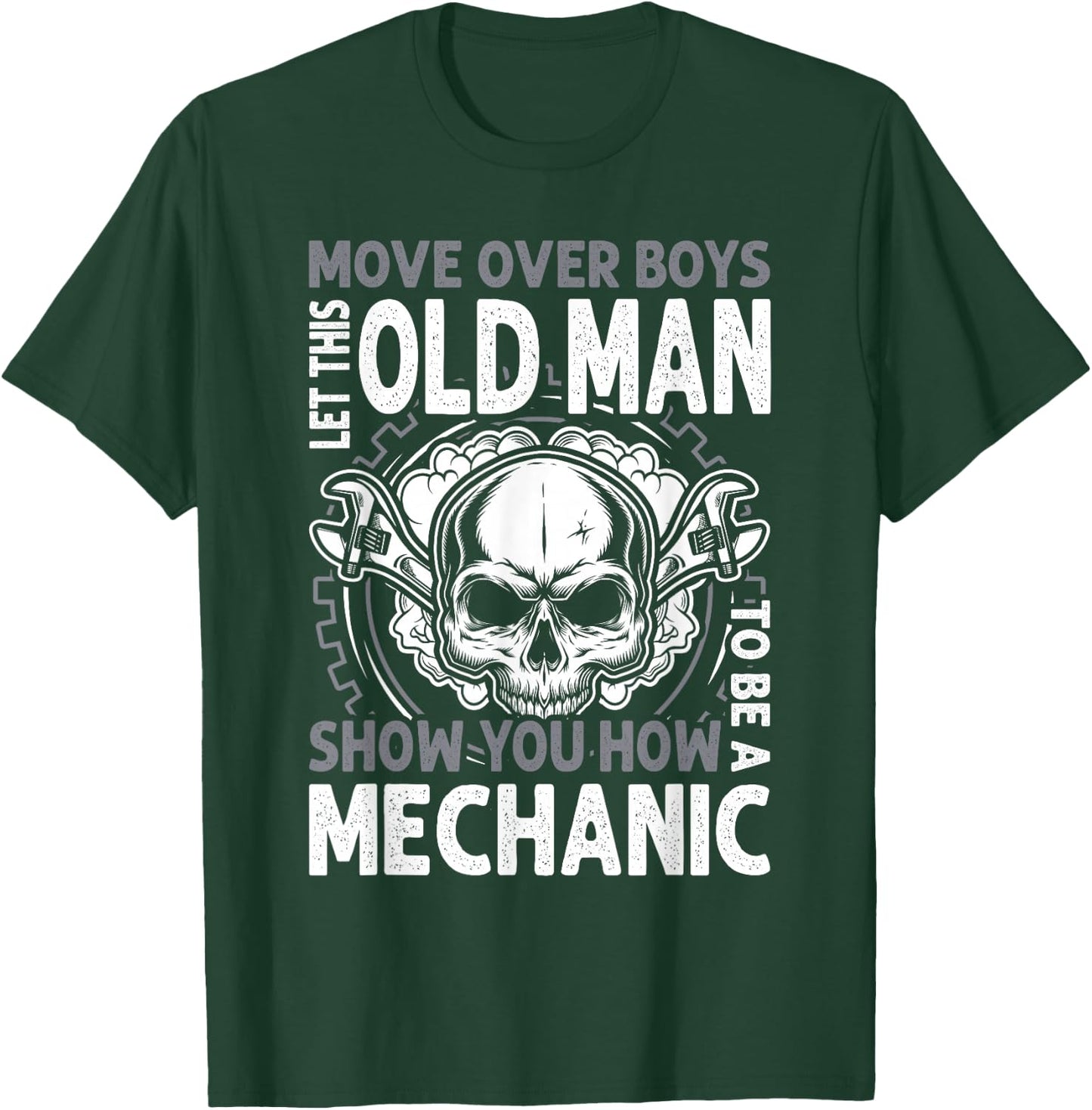 Funny Mechanic - Auto Mechanic T-Shirt - T-Shirt | Forest