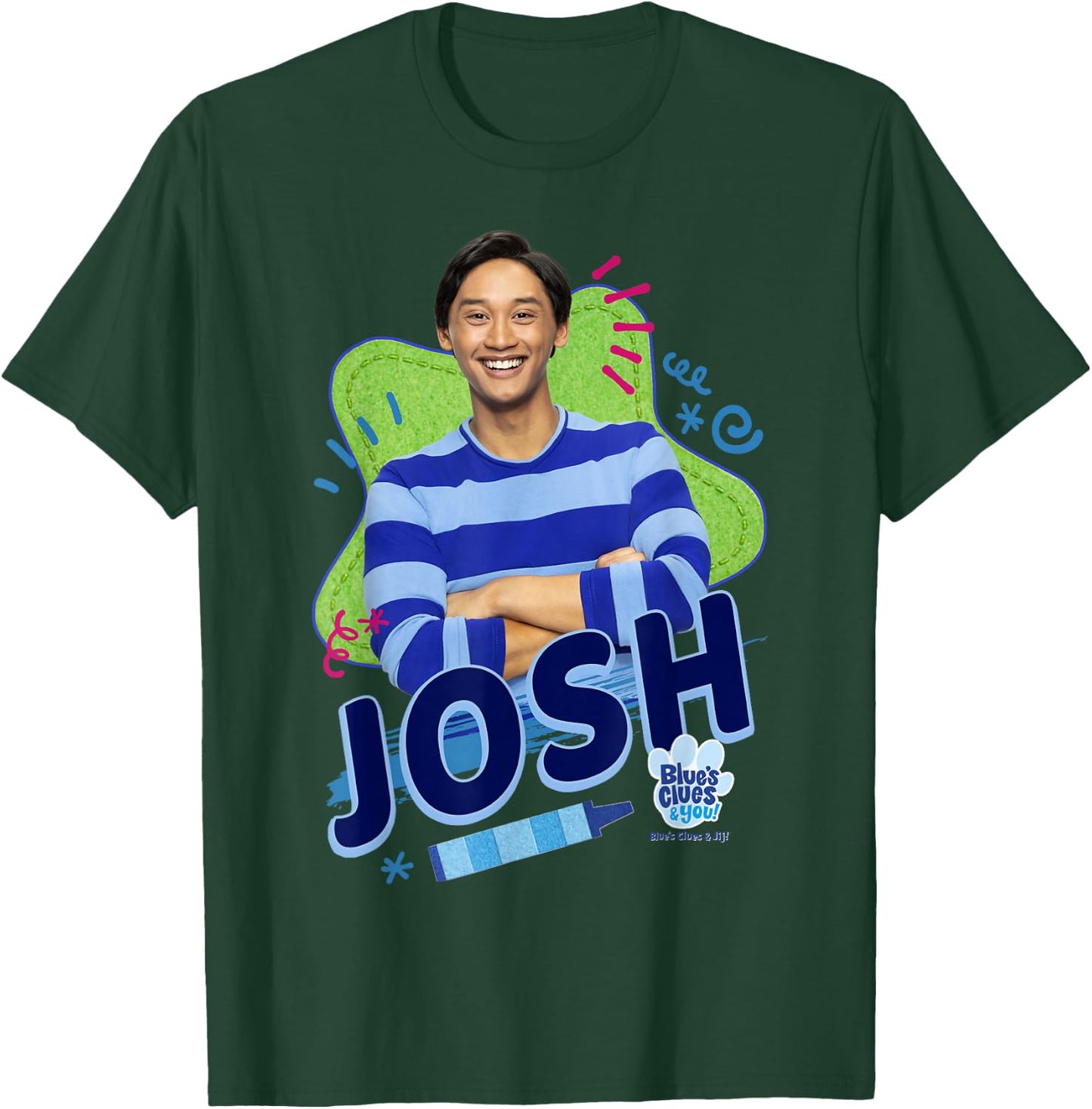 Blue's Clues & You Josh Portrait T-Shirt - T-Shirt | Forest