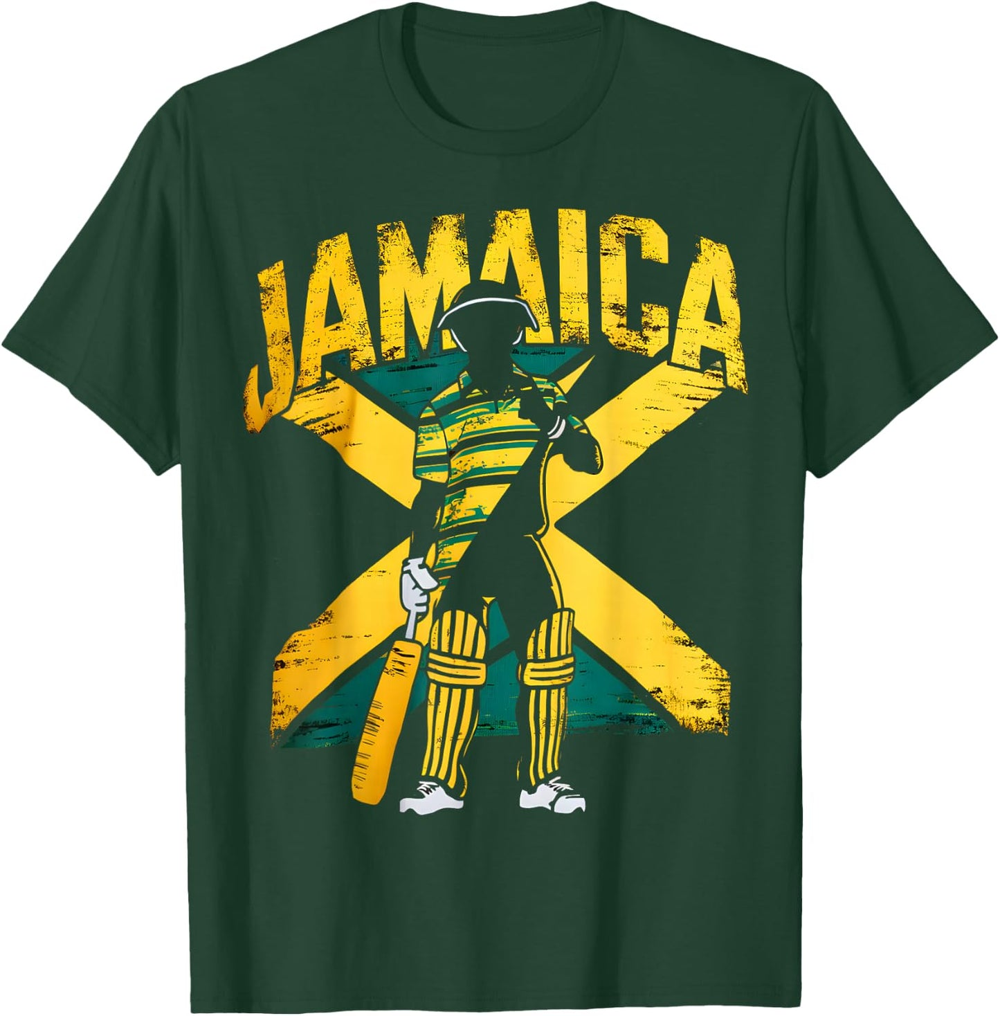 Jamaica Cricket T-Shirt - T-Shirt | Forest