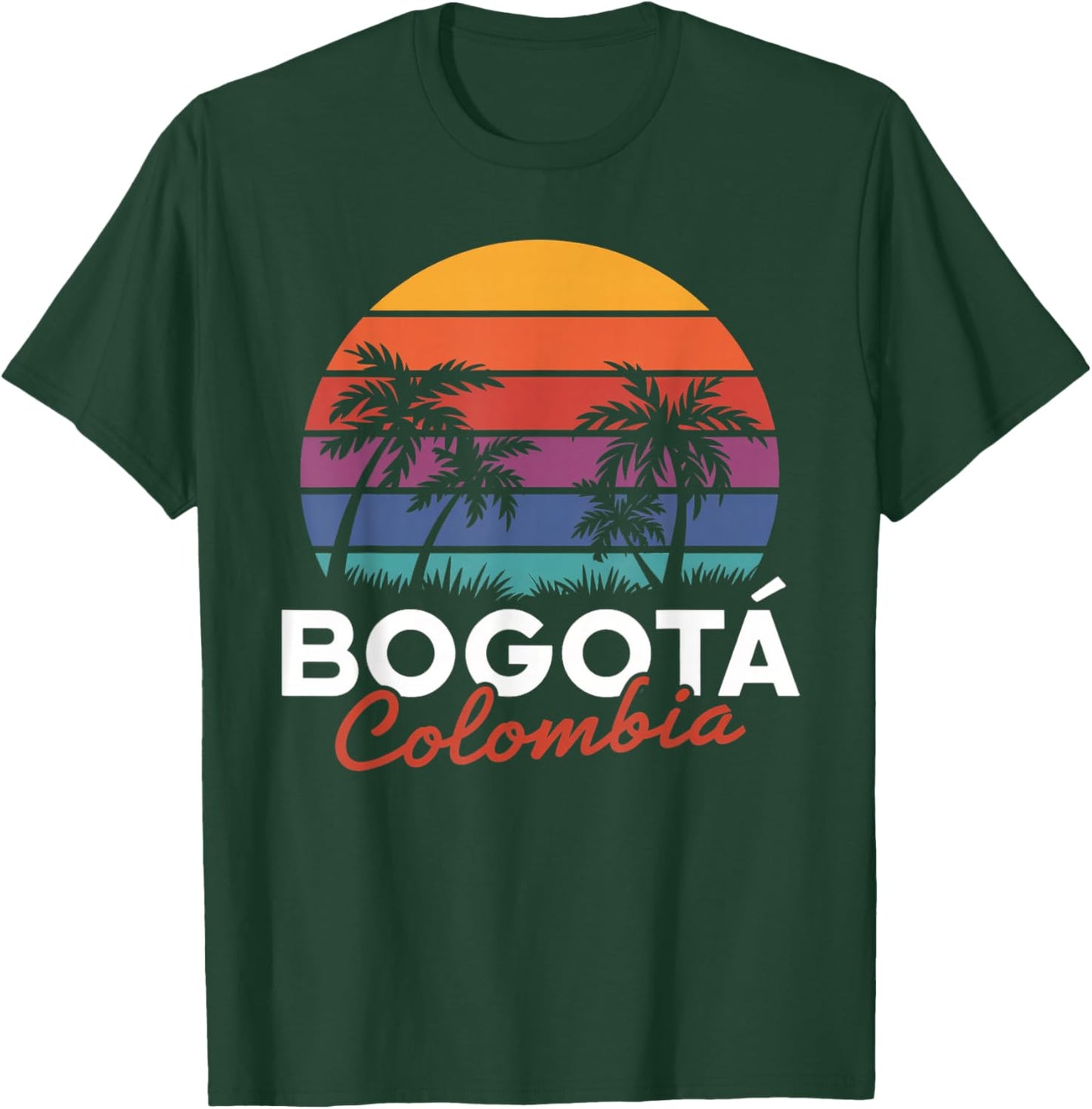 Bogotá Colombia TravelSouvenir Vacation Colombian Pride T-Shirt - T-Shirt | Forest
