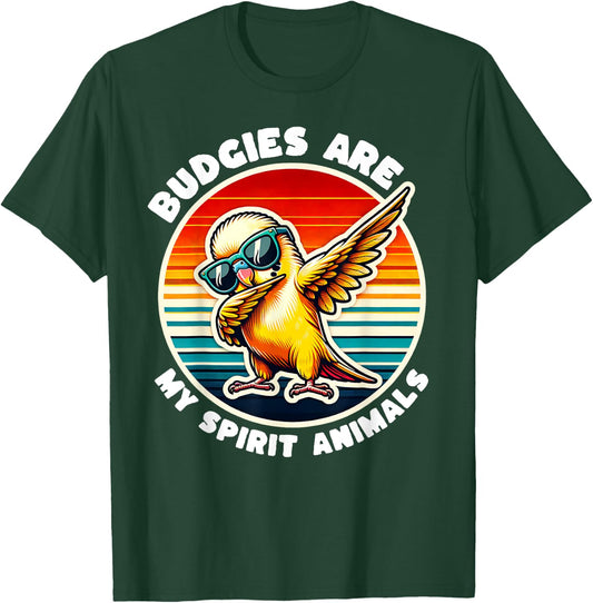 Funny Budgie Budgerigar Animal Budgie Budgerigar T-Shirt - T-Shirt | Forest