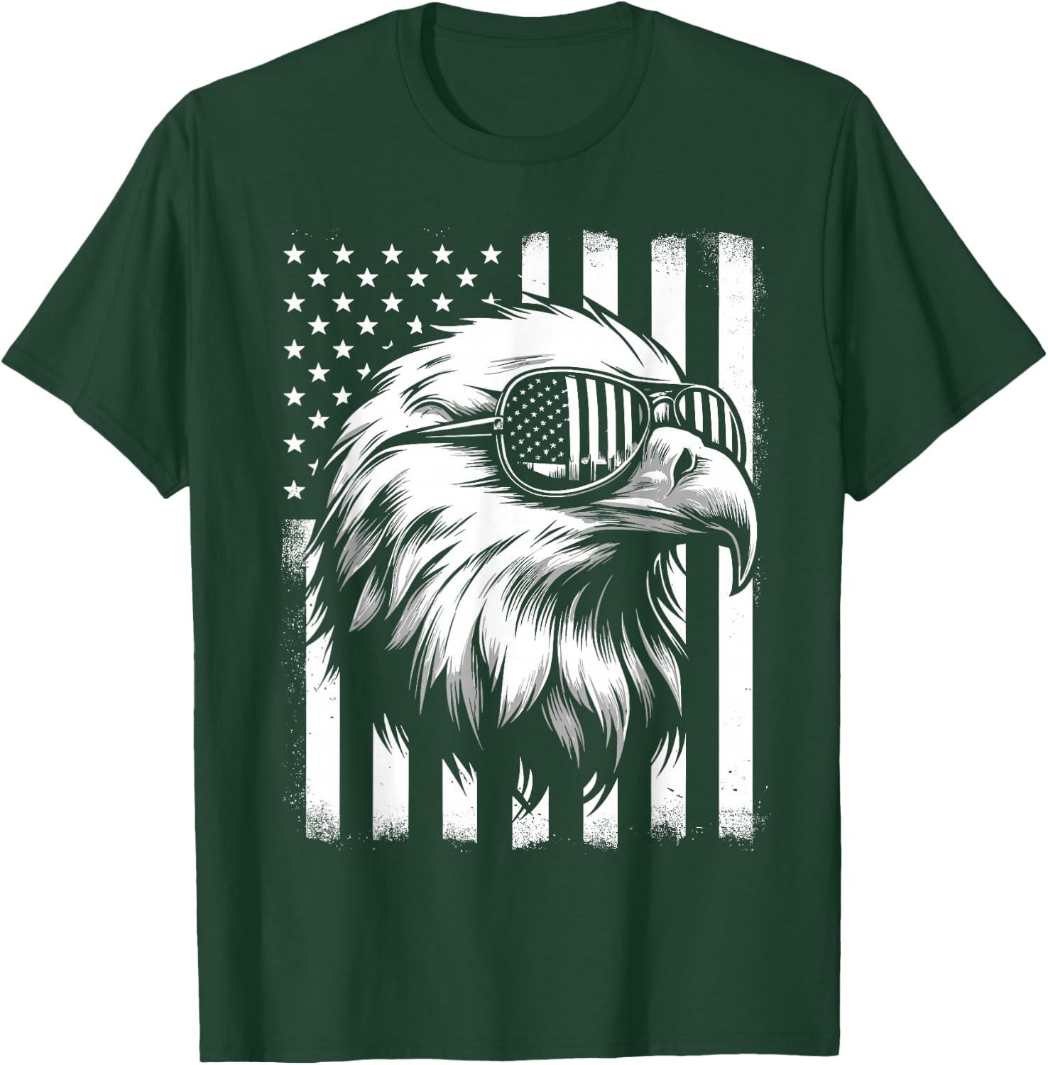 Independence Day Bald Eagle 4th of July Patriotic T-Shirt - T-Shirt | Forest