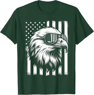 Independence Day Bald Eagle 4th of July Patriotic T-Shirt - T-Shirt | Forest