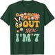 Peace Out Six I'm 7 Groovy 7th Happy Birthday Boy Girl T-Shirt - T-Shirt | Forest