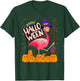 Happy Halloween - Flamingo Lover Witch Hat Pumpkin Halloween T-Shirt - T-Shirt | Forest