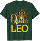 Queen Leo Lion Zodiac Sign Crown T-Shirt - T-Shirt | Forest