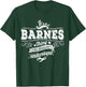 It's A BARNES Thing You Wouldn't Understand Family Name T-Shirt - T-Shirt | Forest