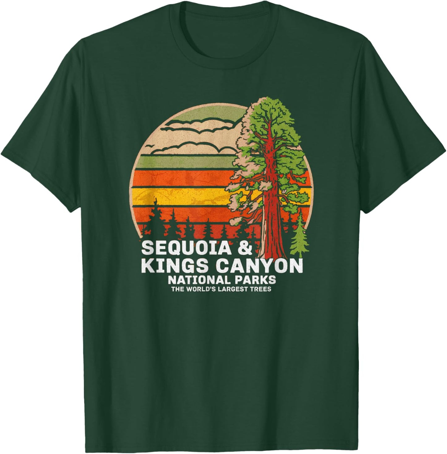 Sequoia Kings Canyon National Parks T-Shirt - T-Shirt | Forest
