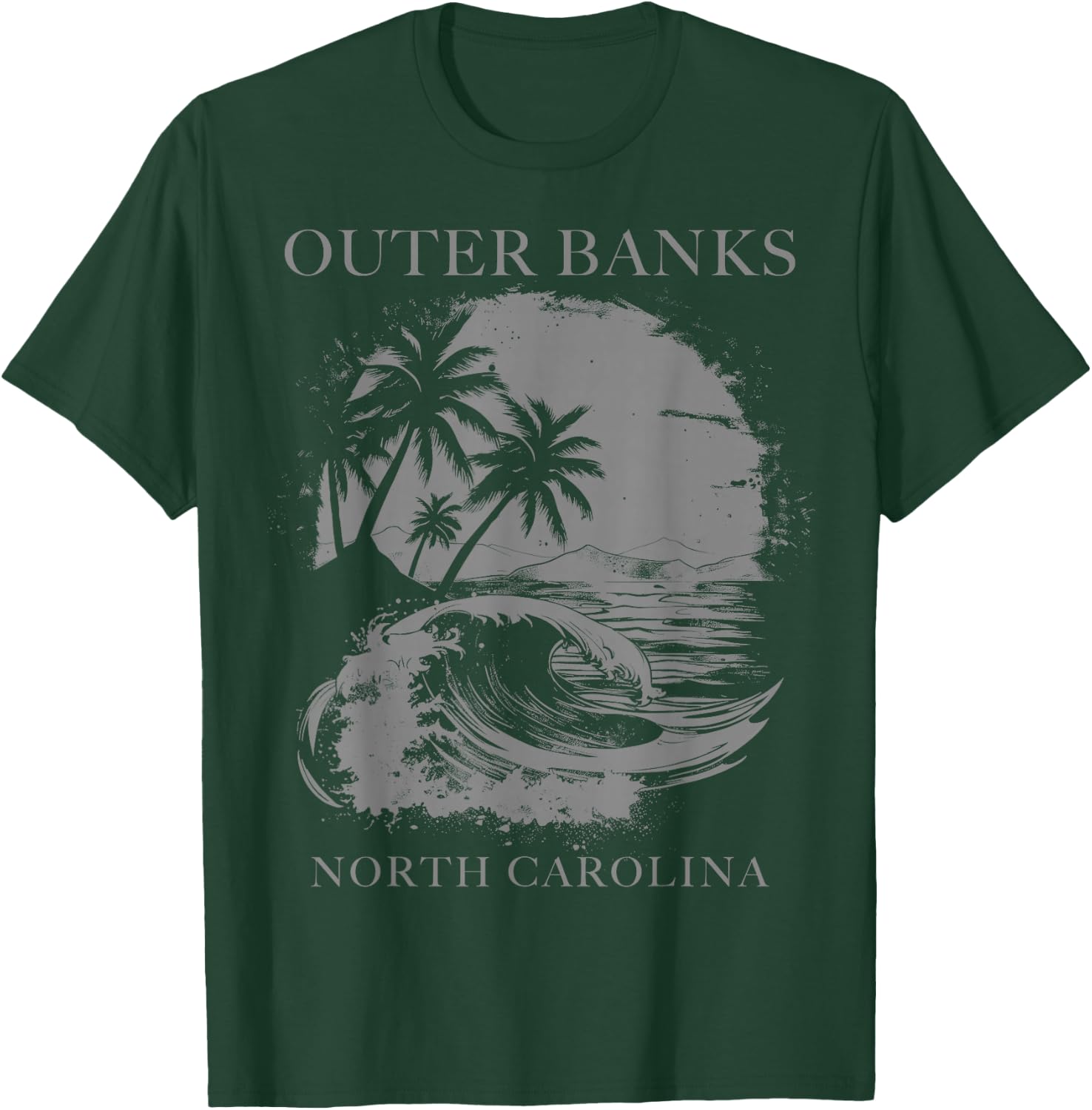 Outer Banks North Carolina T-Shirt - T-Shirt | Forest