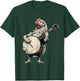 Chicken Farming Farmer Bluegrass Banjo Player T-Shirt - T-Shirt | Forest