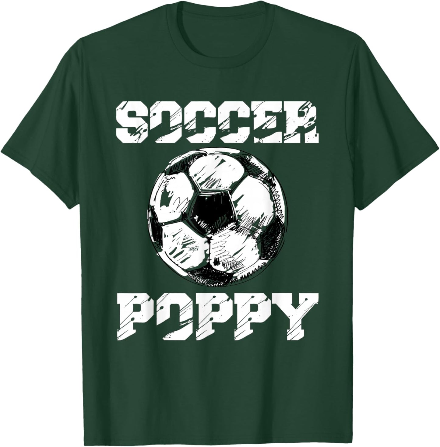 Soccer Poppy Funny Soccer Player Poppy T-Shirt - T-Shirt | Forest