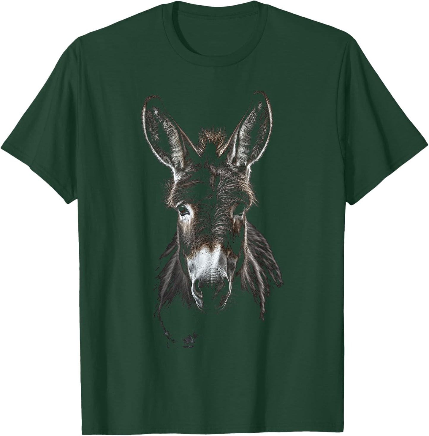 Donkey Animal Zoo Art Donkey T-Shirt - T-Shirt | Forest