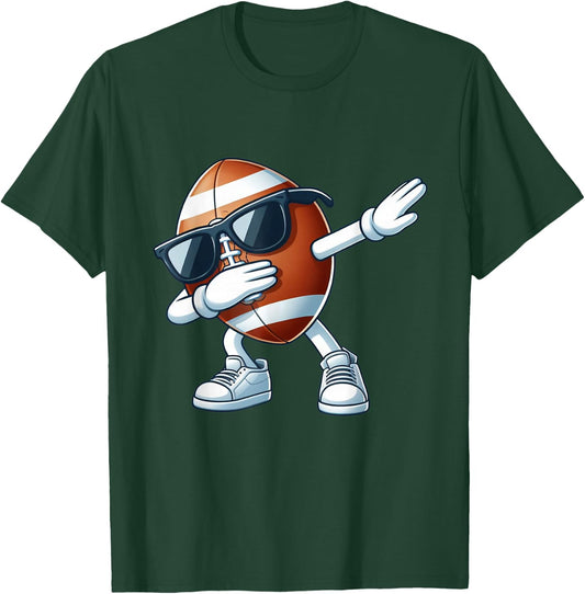 Dabbing American Football USA Football fans Funny Dab Dance T-Shirt - T-Shirt | Forest