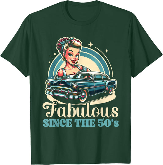 From The 50s Music 50's 1950 Party Fifties 50's T-Shirt - T-Shirt | Forest