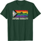 Defend Equality LGBTQ Progress Pride Rifle Grunge T-Shirt - T-Shirt | Forest