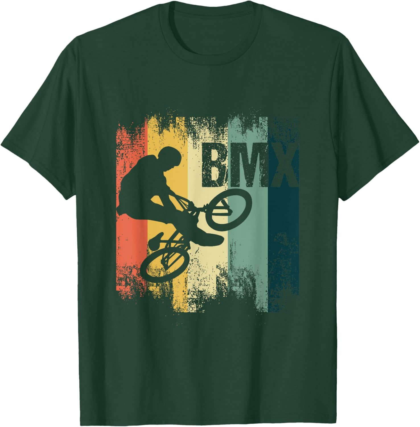 BMX Bicycle Bike Biker Cycling Bicycle Cyclist Bike Gift T-Shirt - T-Shirt | Forest