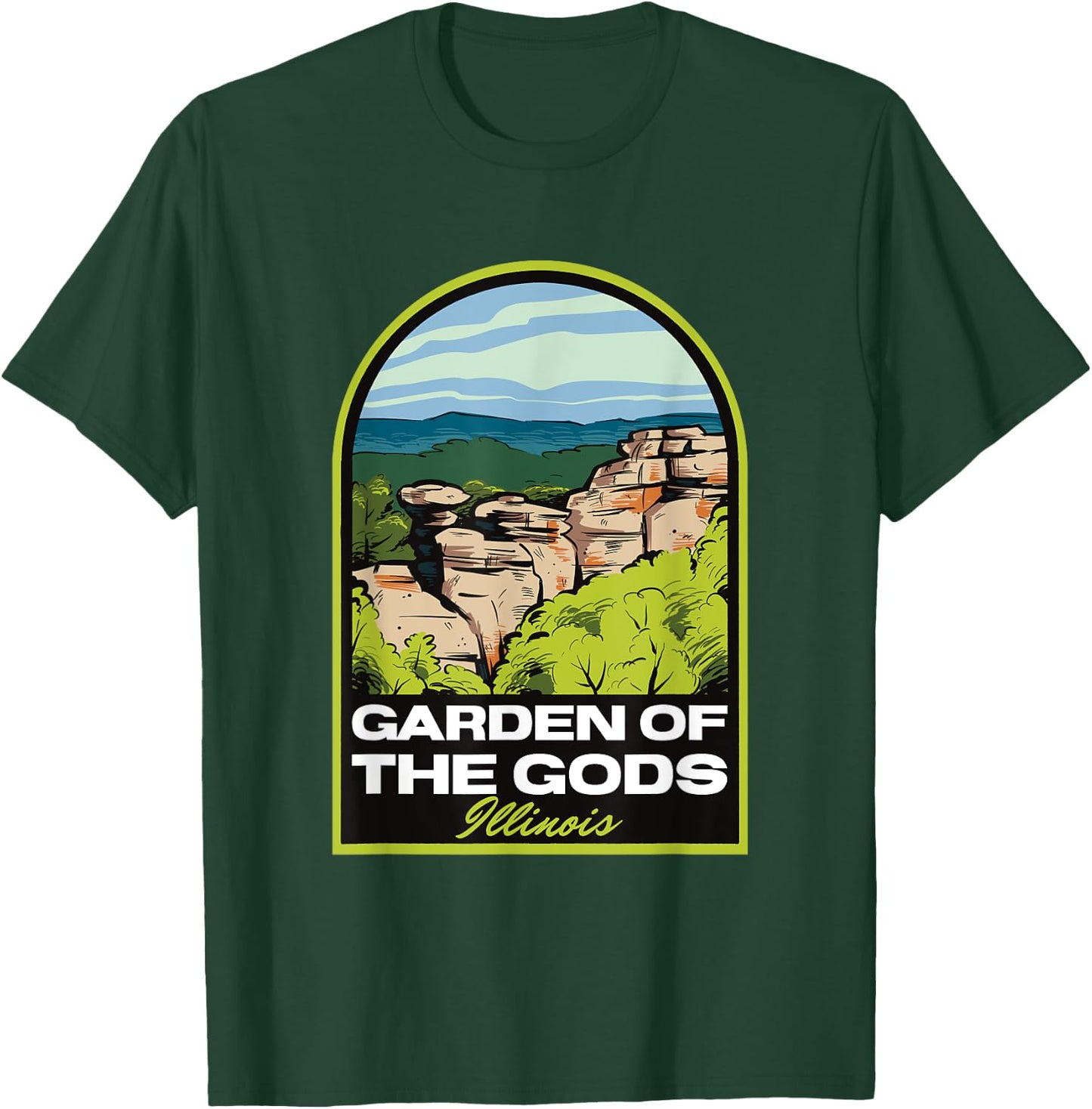 Garden of the Gods Illinois T-Shirt - T-Shirt | Forest