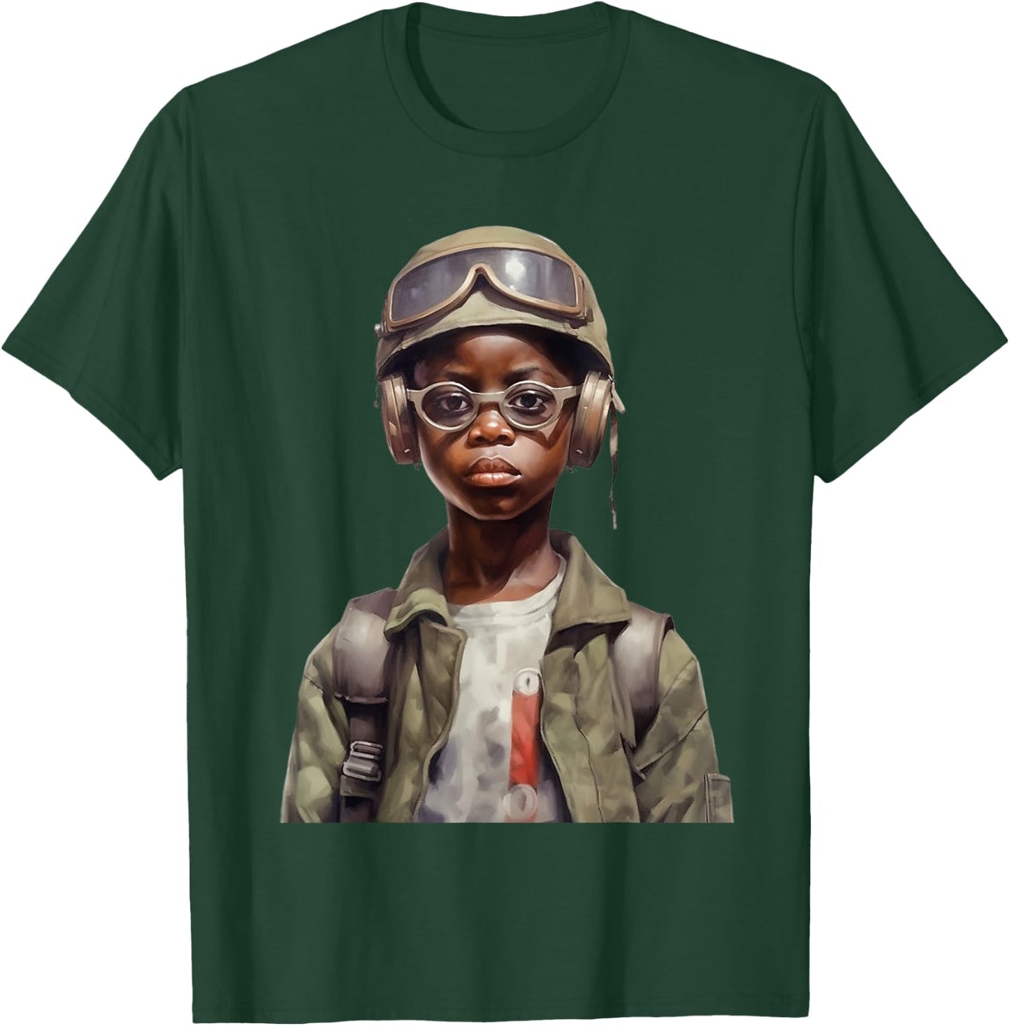 Military Minded Street Soldier Urban Warrior Black Boy T-Shirt - T-Shirt | Forest