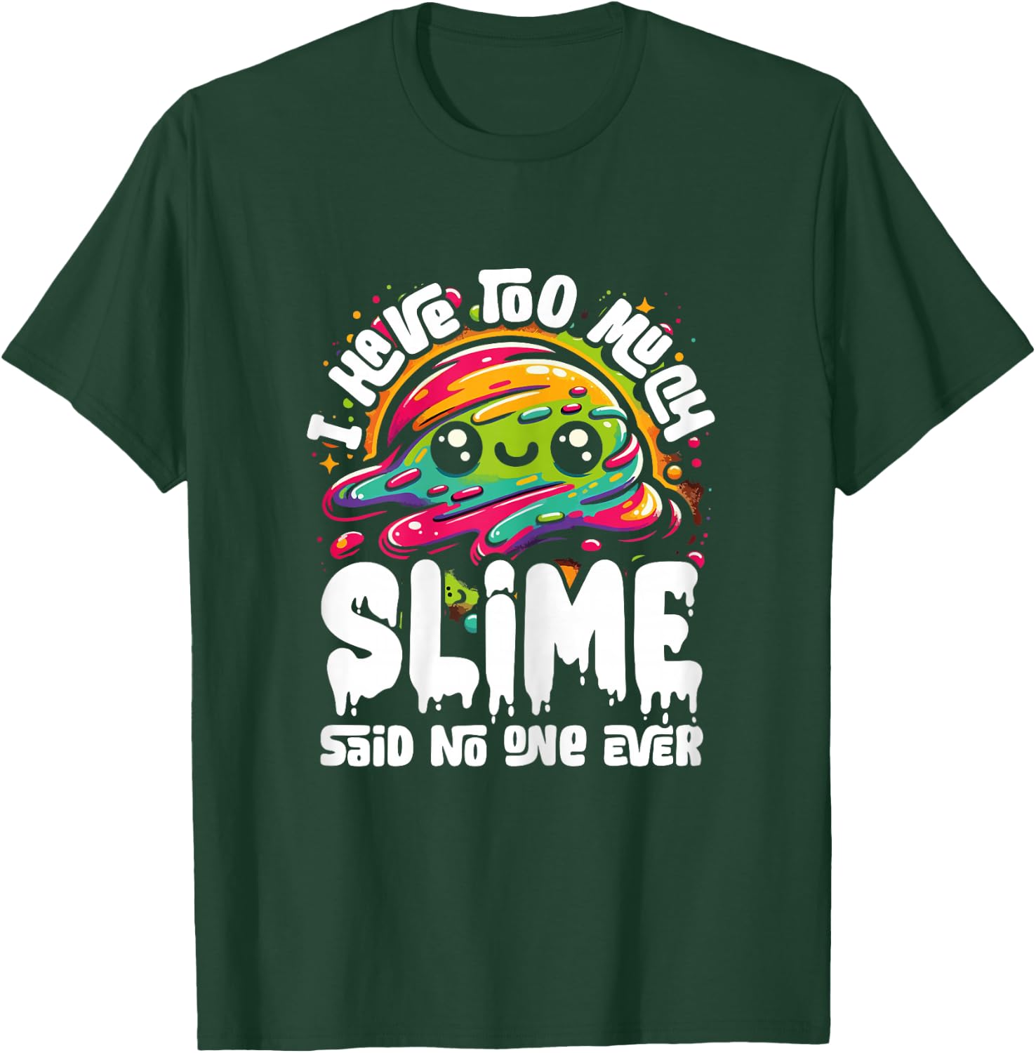 Funny Slime Gift Girls - Trendy DIY Kids Tweens Toddler T-Shirt - T-Shirt | Forest