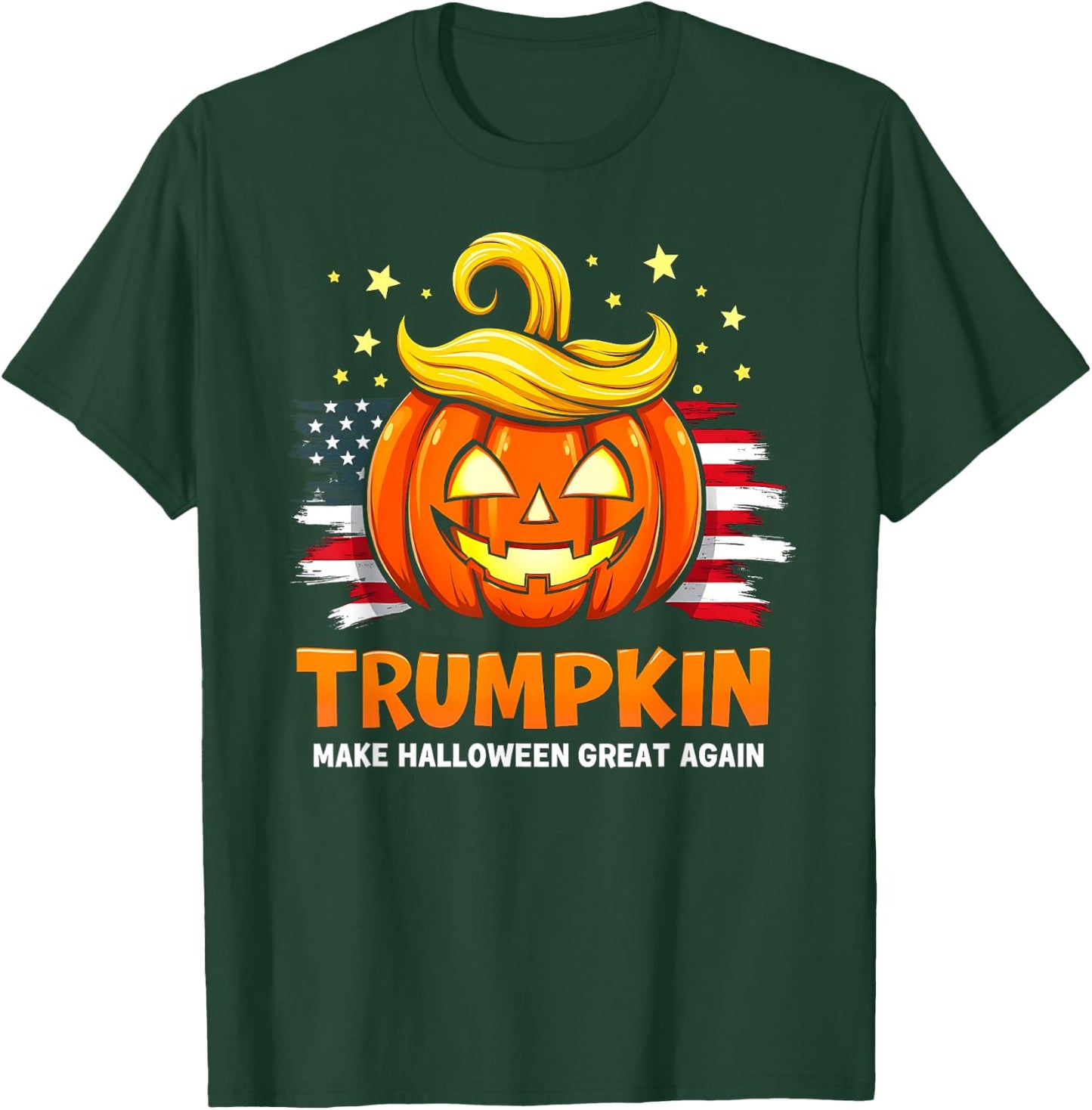 Trumpkin Make Halloween Great Again Funny Trumpkin Pumpkin T-Shirt - T-Shirt | Forest