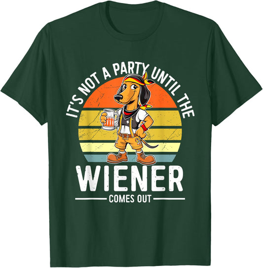 Dachshund Bavarian Bier Wiener Dog German Oktoberfest T-Shirt - T-Shirt | Forest