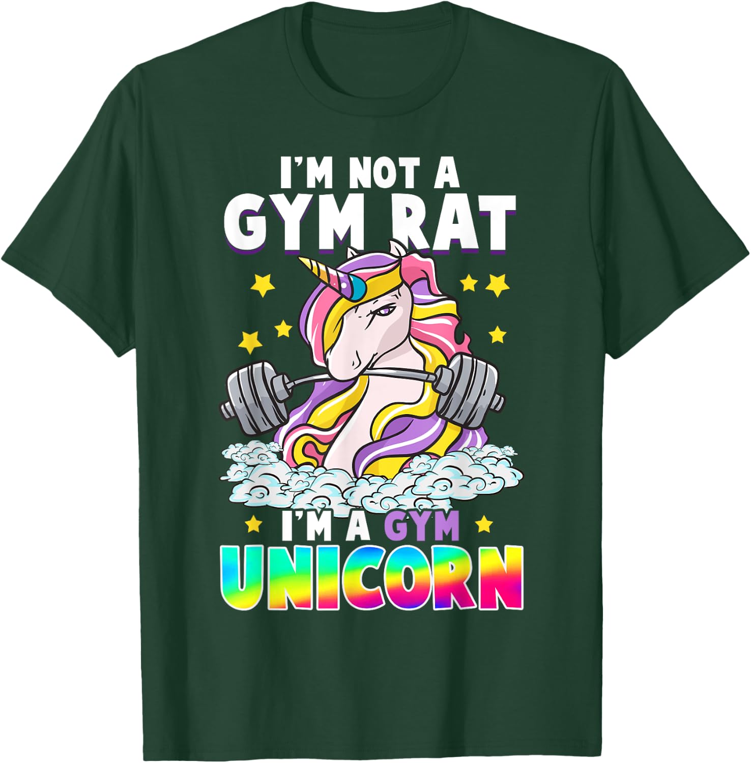Healthy Life Choices Gift Women Mom Aunt Sister Unicorn Funny Gym Workout Exercise Unicorns Funny T-Shirt - T-Shirt | Forest