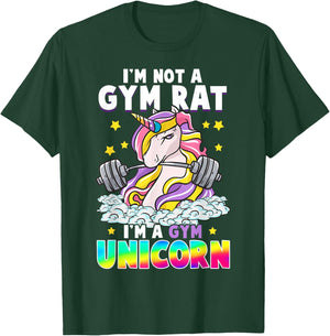 Healthy Life Choices Gift Women Mom Aunt Sister Unicorn Funny Gym Workout Exercise Unicorns Funny T-Shirt - T-Shirt | Forest