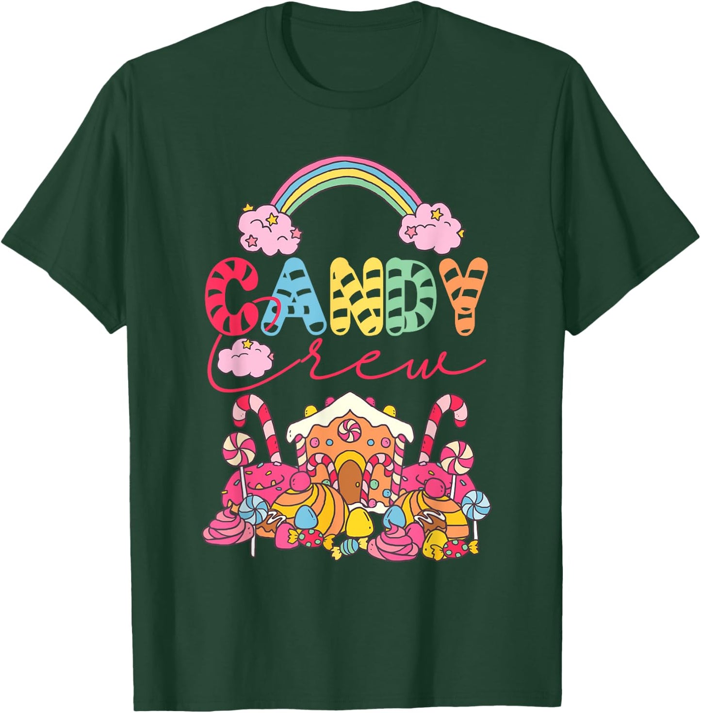Candy Land Candy Crew Decorations Sweetie Candy Squad T-Shirt - T-Shirt | Forest