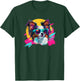 & Funny Retro Vintage 80s Papillon Dog Lover T-Shirt - T-Shirt | Forest