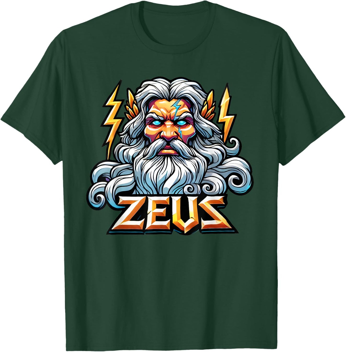 Zeus Greek God Mythology Ancient Greece T-Shirt - T-Shirt | Forest