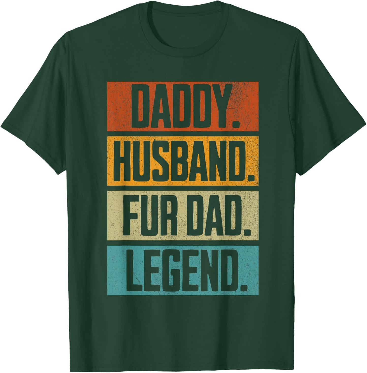 Retro Daddy Husband Fur Dad for Dog Dads and Cat Dads 70s Women T-Shirt - T-Shirt | Forest