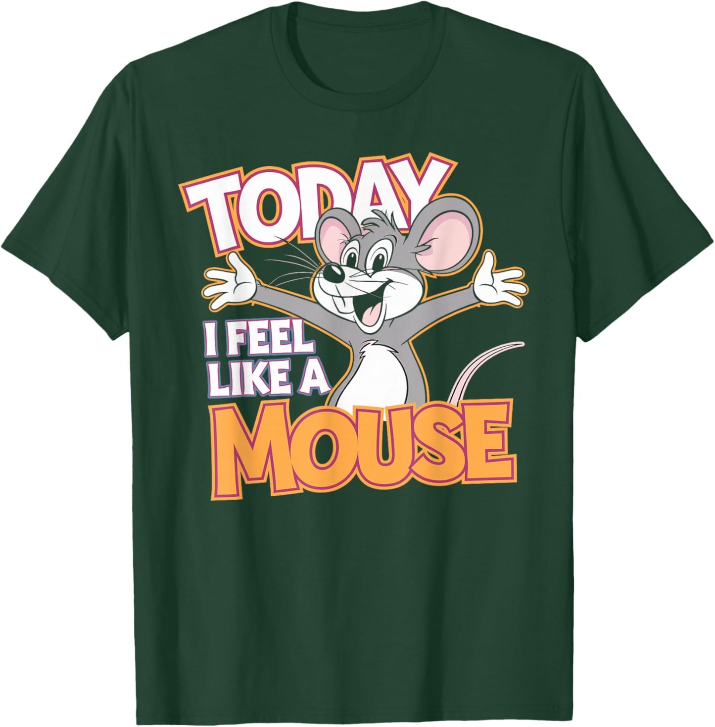 Today I feel like a Mouse Cartoon Mice Children | Kids Mouse T-Shirt - T-Shirt | Forest