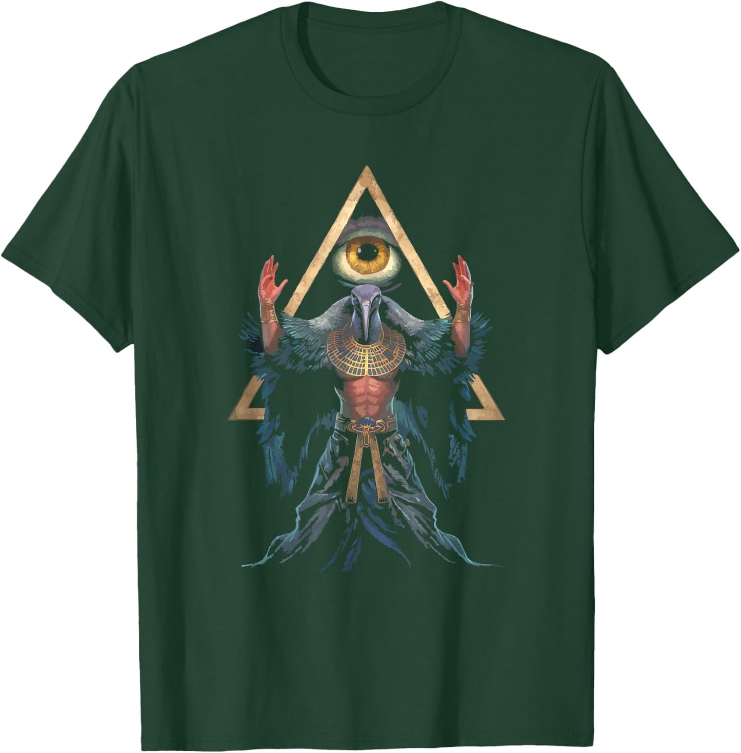 Thoth Egyptian God Egyptian Mythology Pyramid Ancient Egypt T-Shirt - T-Shirt | Forest