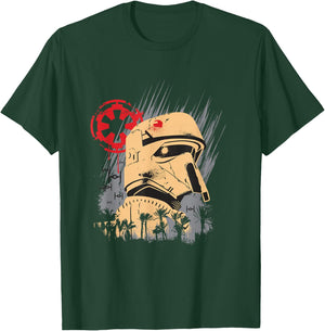 Star Wars Rogue One Iconic Shoretrooper Big Retro Poster T-Shirt - T-Shirt | Forest