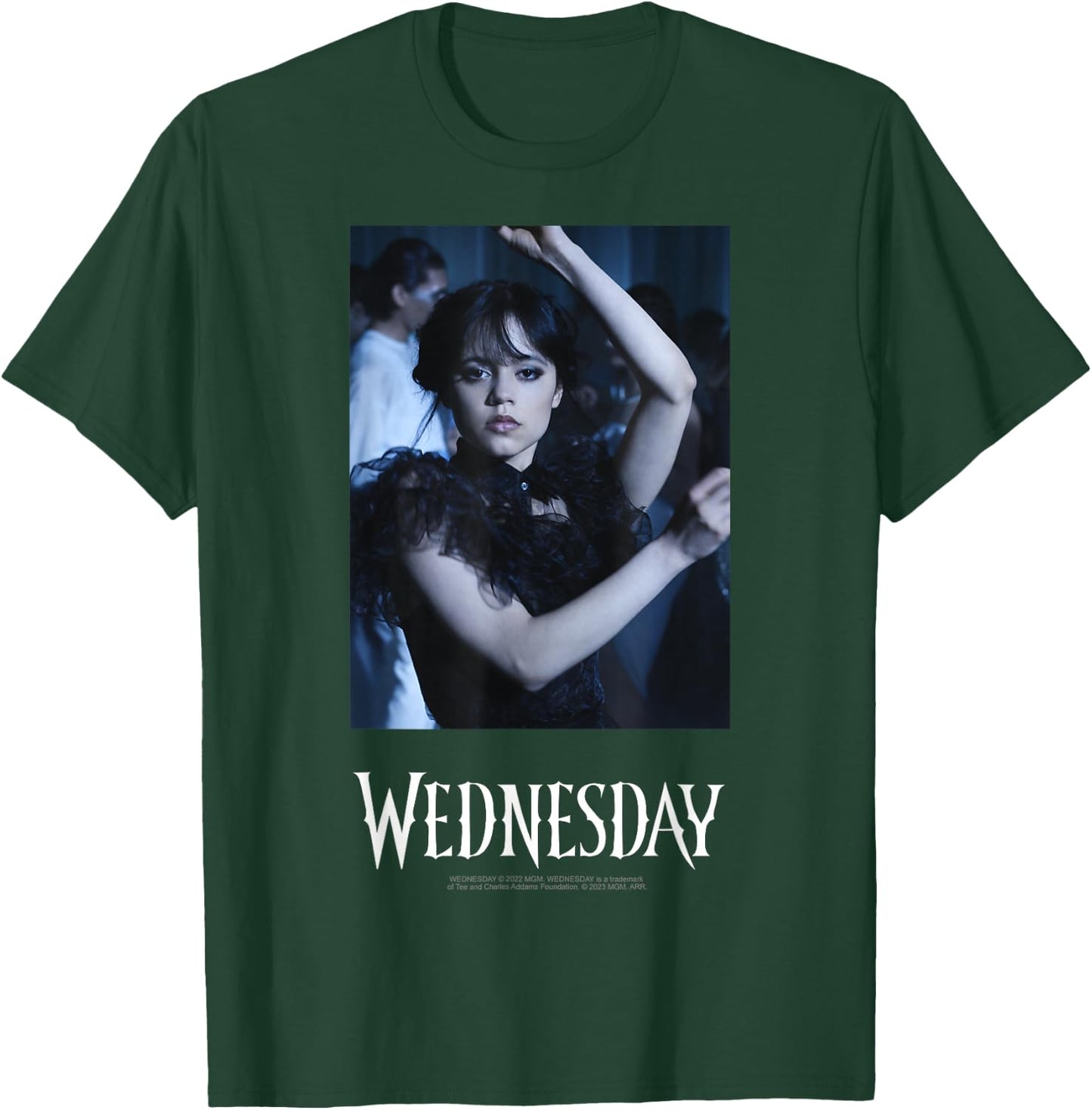 Wednesday Iconic Dance Scene Real Photo Portrait T-Shirt - T-Shirt | Forest