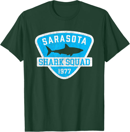 Sarasota Florida Shark Souvenir Boys Girls Kids Vintage T-Shirt - T-Shirt | Forest