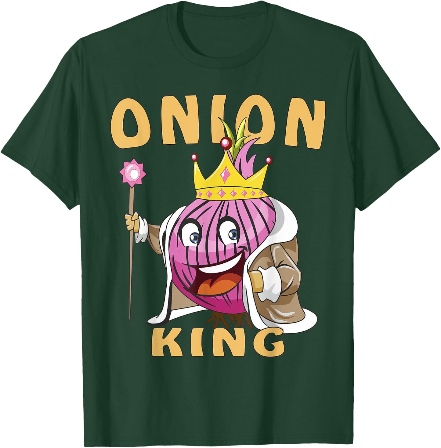 Onion King Onion Vegetable Onion Leek Onion Onion T-Shirt - T-Shirt | Forest