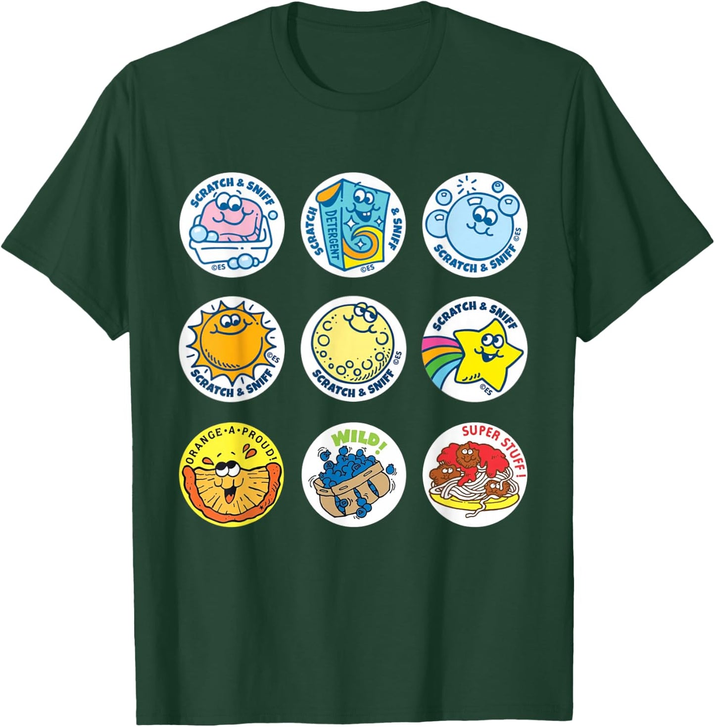Scratch And Sniff Sticker Ice Cream, Scooper Dooper! Vintage T-Shirt - T-Shirt | Forest