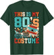 This Is My 80s Costume 1980s 80s Outfit Disco Party Retro T-Shirt - T-Shirt | Forest