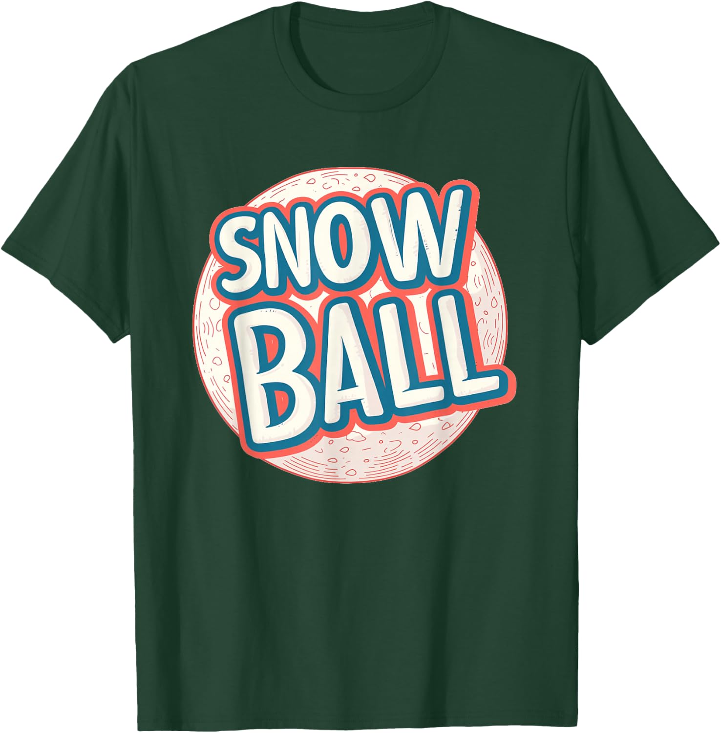 Pretty Snowball Costume for funny Adults and Kids T-Shirt - T-Shirt | Forest
