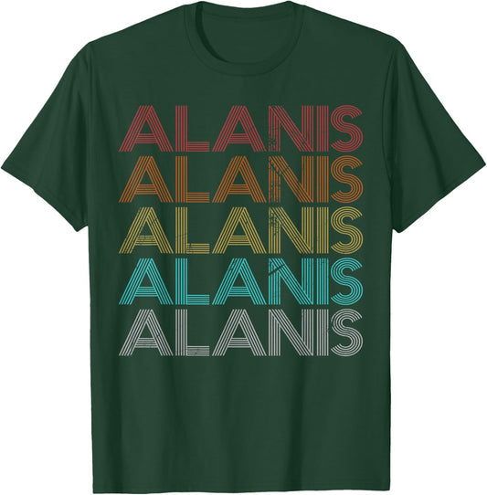 Retro Vintage Alanis T-Shirt - T-Shirt | Forest