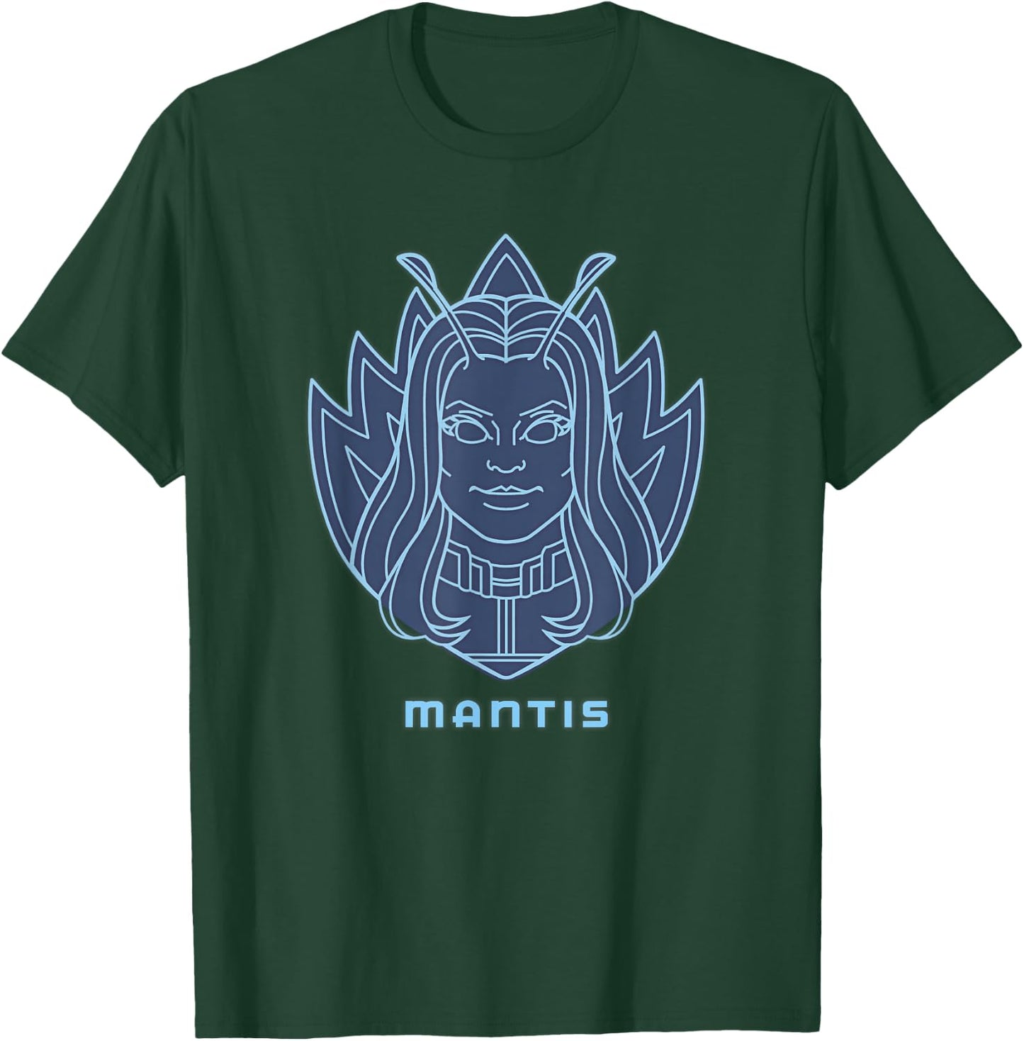 Marvel Guardians of the Galaxy Vol. 3 Mantis Line Art Badge T-Shirt - T-Shirt | Forest