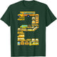 Toddler 2nd Birthday School Bus Themed 2 Year Old Boys Kids T-Shirt - T-Shirt | Forest