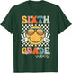 Sixth Grade Vibes Smile First Day of School 6th Grade Team T-Shirt - T-Shirt | Forest